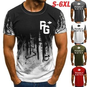 Newest Fashion Men's 3d Printing Camouflage T-shir